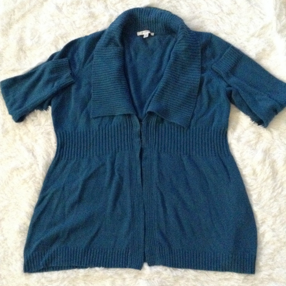 Liz Claiborne hook-and-eye sweater